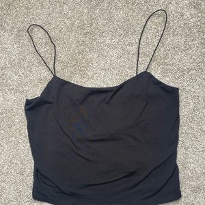 Black tank top